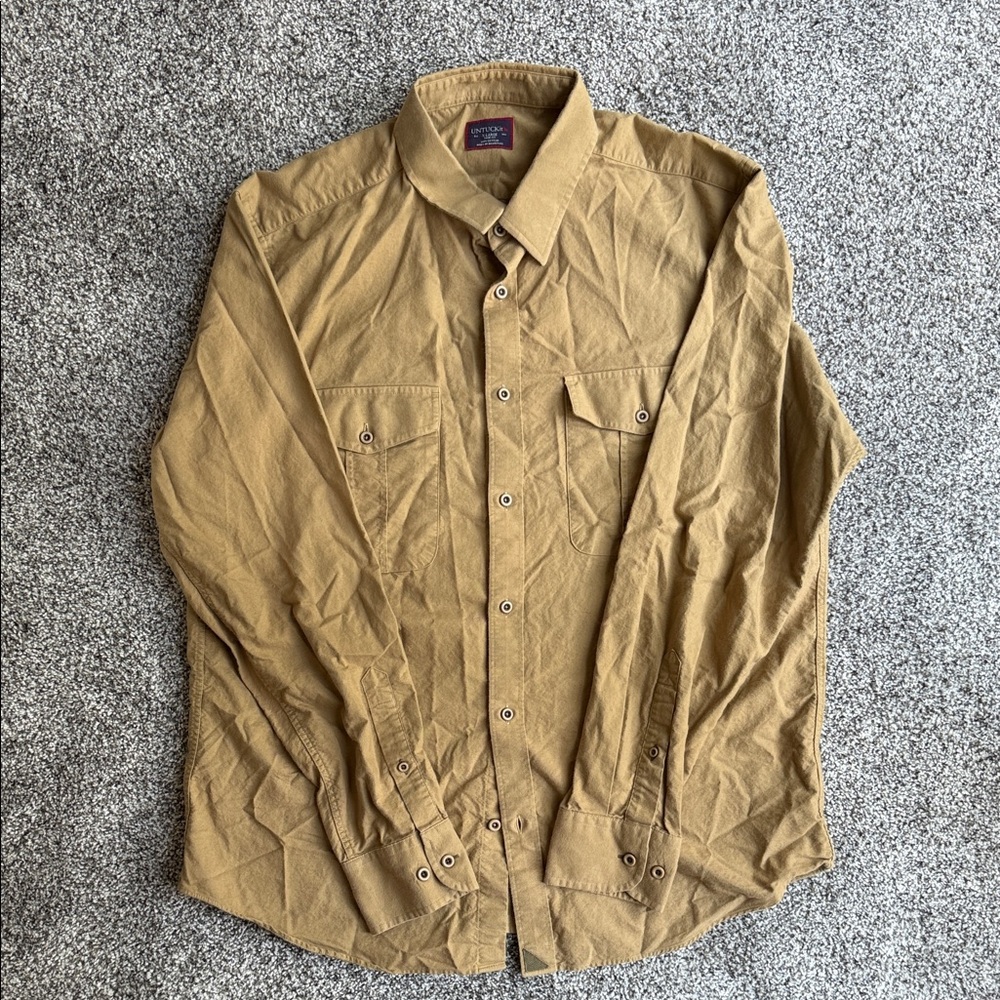 UNTUCKit Men's Brown Dress Shirt